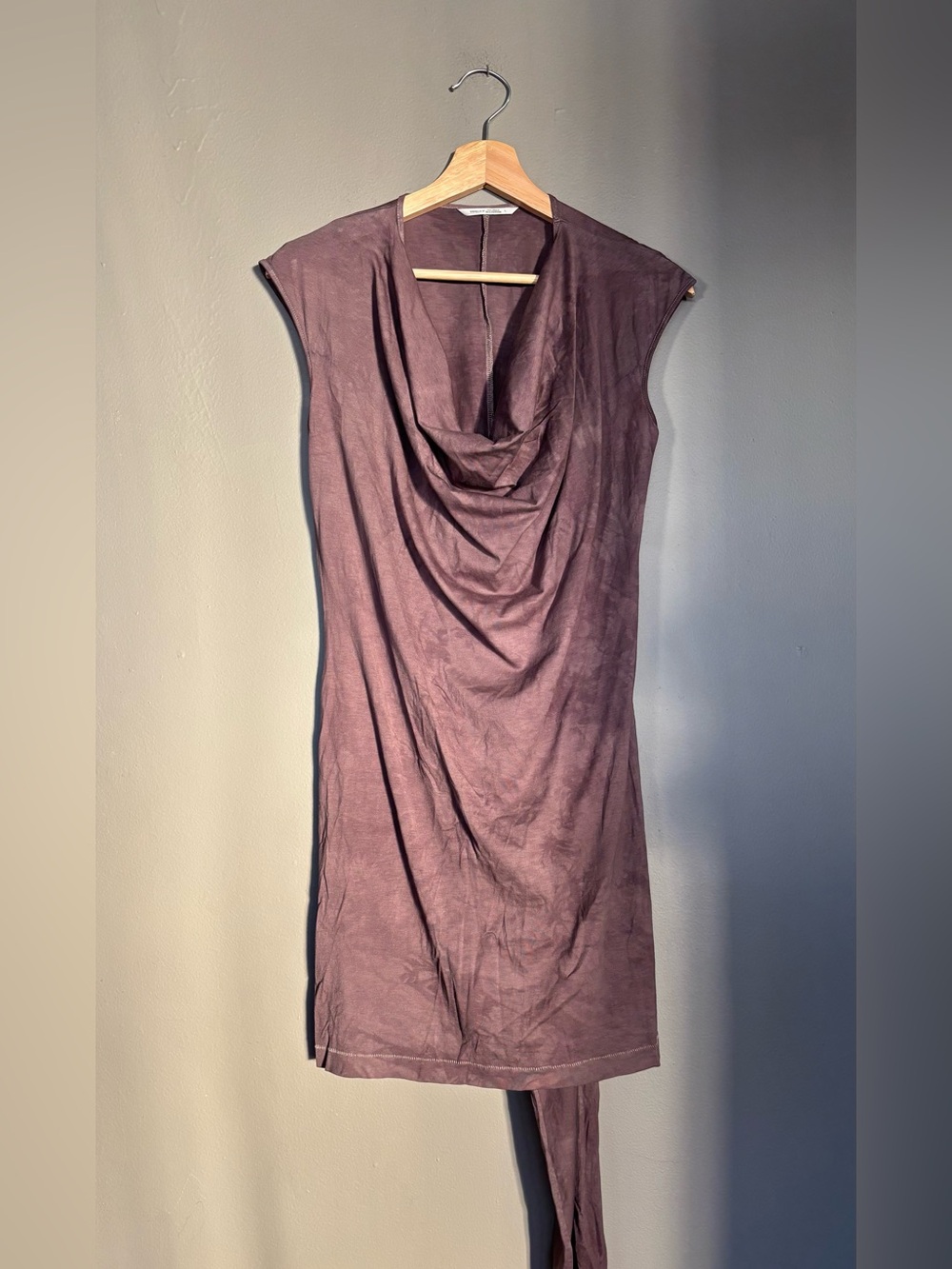 Uniqlo 
Women's Draped Cowl Neck Dress in Dusty Plum